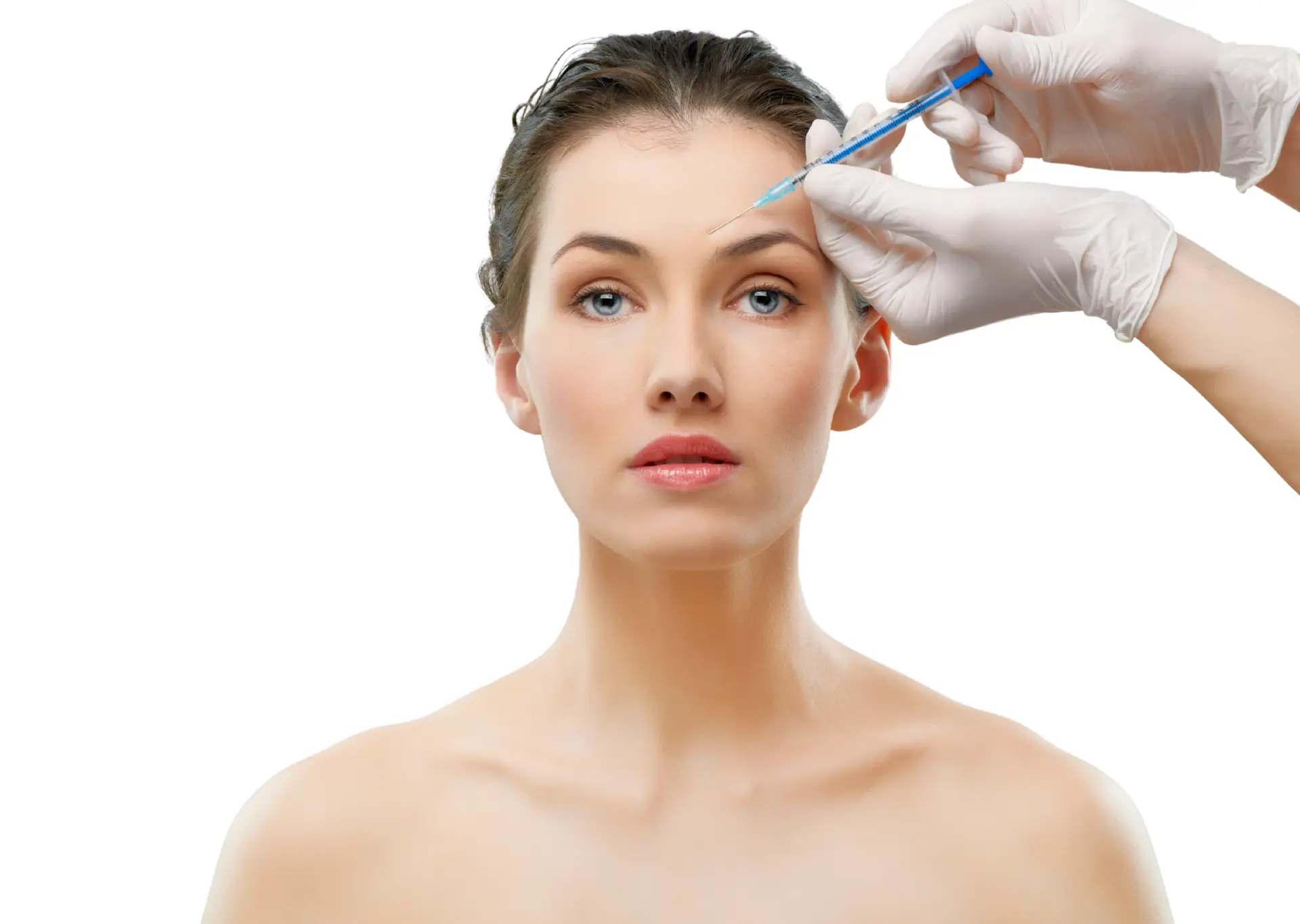Medical Botox injection technique performed by a physician